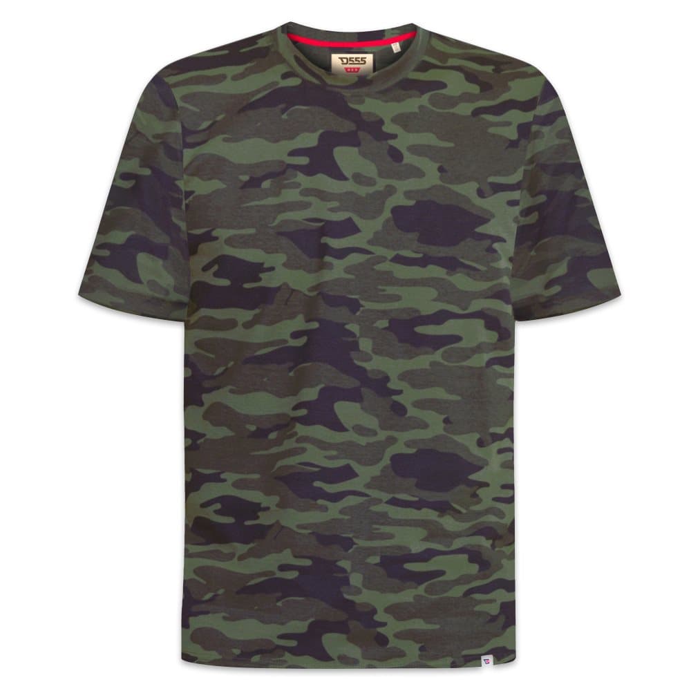 Duke Herr Gaston D555 Camouflage Print T-Shirt