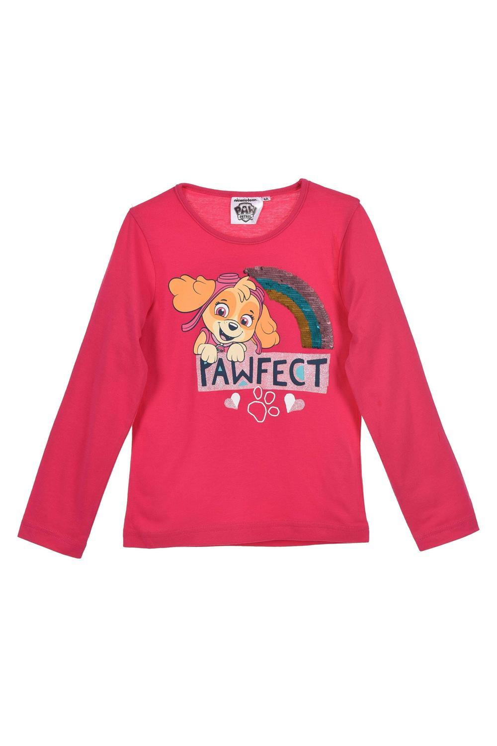 Paw Patrol Vendbare Paljetter T-skjorte - Rosa - Nyhet!