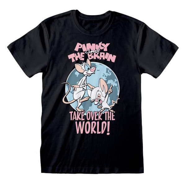 Pinky and The Brain Unisex T-shirt til voksne, der overtager verden