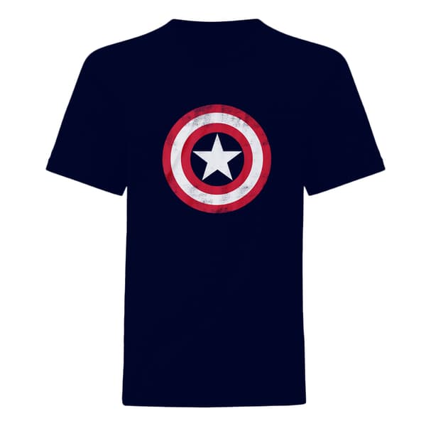 Captain America Unisex T-shirt med skjold til voksne