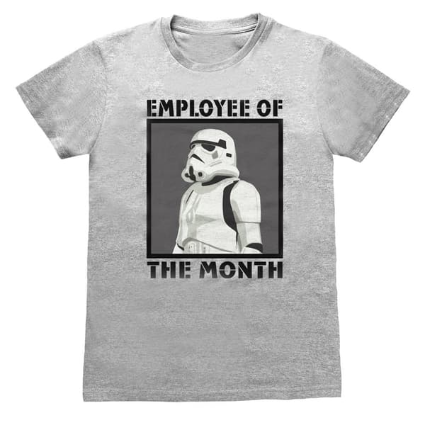 Star Wars Unisex T-shirt med stormtrooper til månedens ansat for voksne