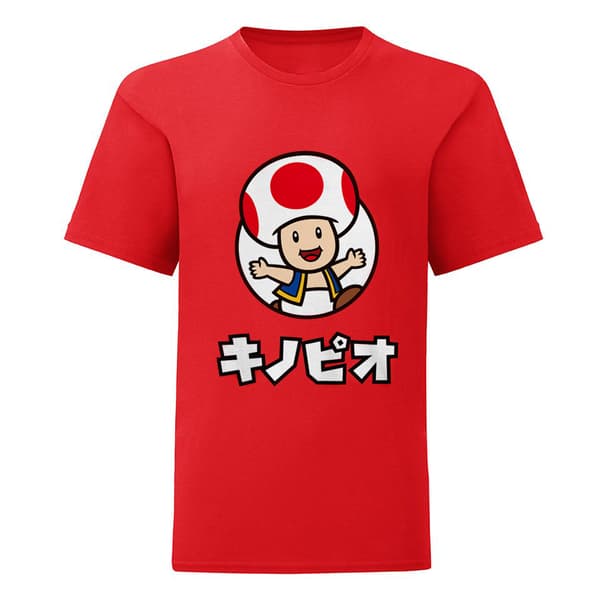 Super Mario Childrens/Kids Toad T-Shirt Red/White 5-6 Years