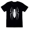 Miniatyrbillede 1 af 2: Spider-Man Unisex voksen monokrom T-shirt til voksne