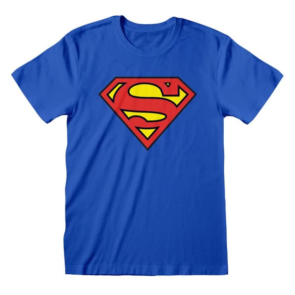Superman Unisex T-shirt med logo til voksne