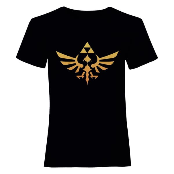 Nintendo Unisex Adult Hyrule Legend Of Zelda T-Shirt Black L