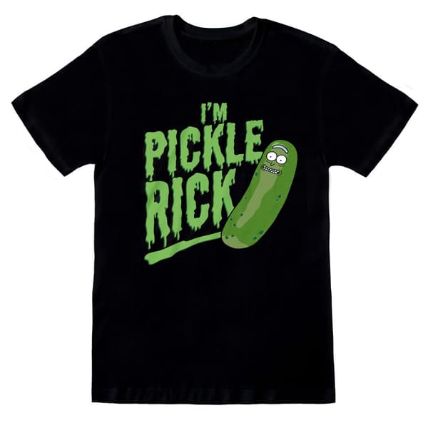 Rick And Morty Unisex T-shirt med Pickle Rick til voksne