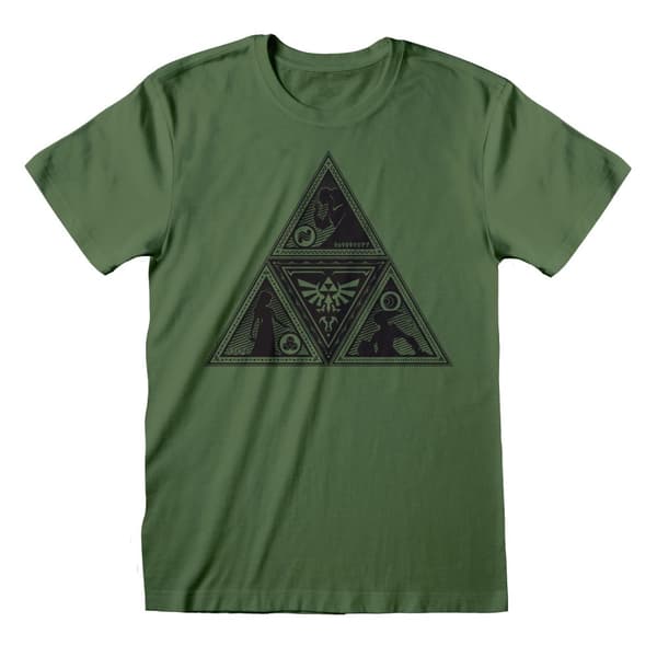 Nintendo Unisex vuxen Triforce Legend of Zelda T-Shirt