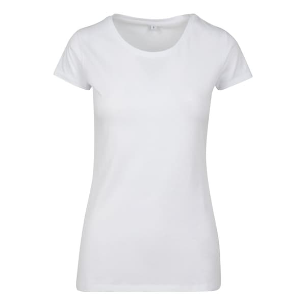 Build Your Brand T-shirt för kvinnor och damer White 5XL