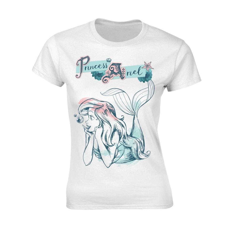 Disney Prinsessat Pieni Merenneito Ariel Pastel Wash Naisten T-Paita