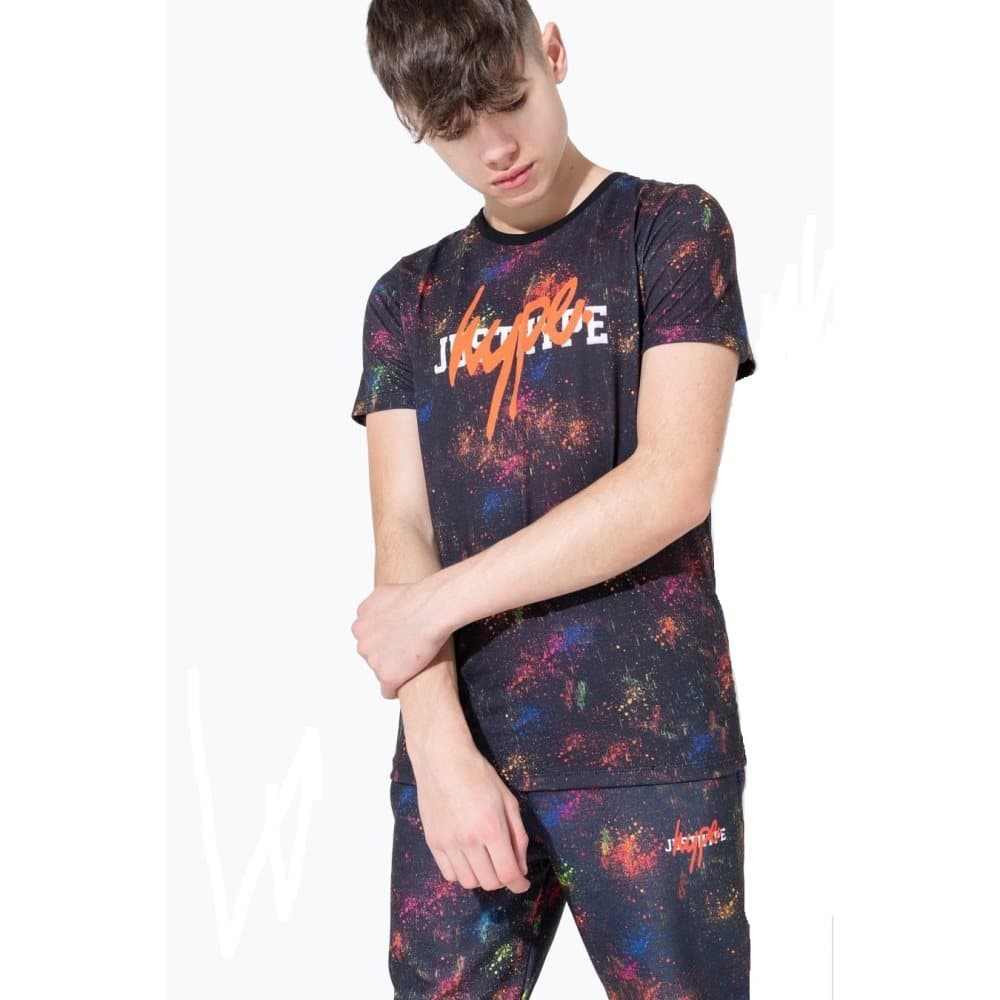 Hype Childrens/Kids Double Logo Printed T-Shirt
