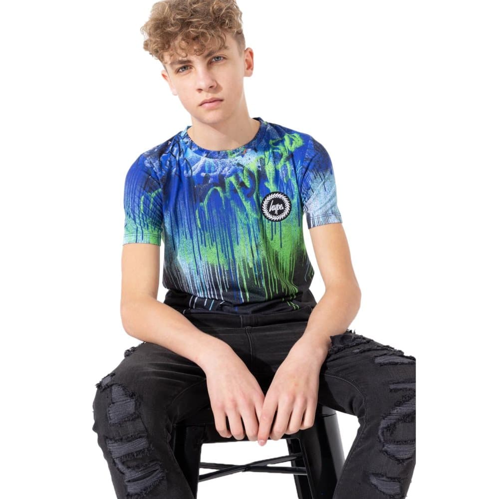 Hype Childrens/Kids Drip Graffiti T-Shirt