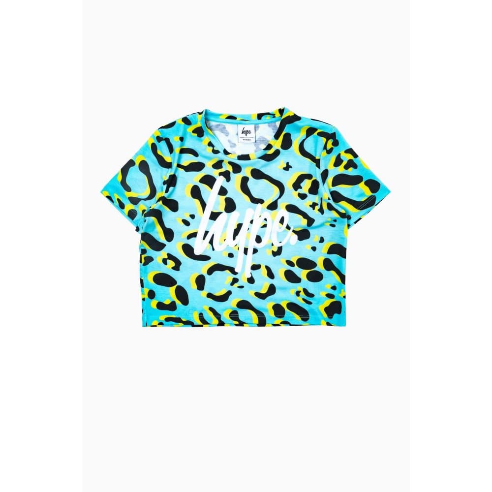 Hype Childrens/Kids Leopard Print Crop Top