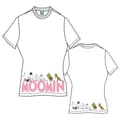 Miniatyrbild 2 av 2: Moomins Ladies Tee: Moomins & Logo (Back Print) (Small)