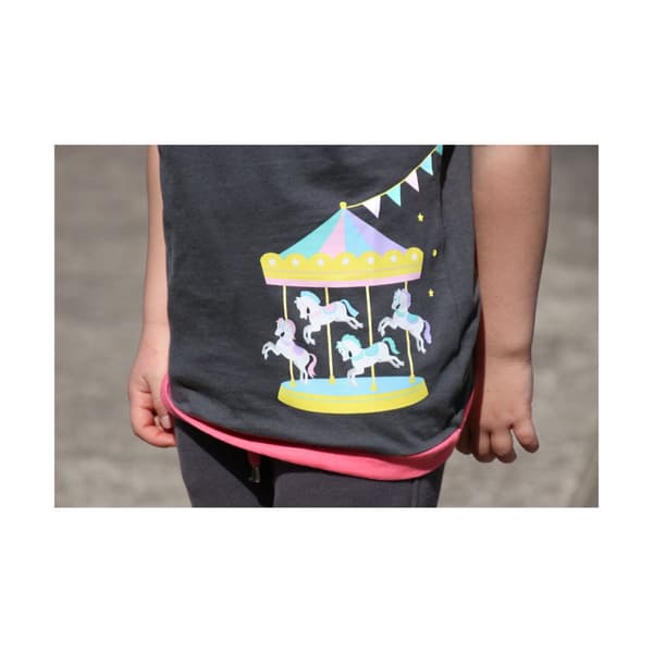 Little Rider Børn/Børn Merry Go Round T-shirt