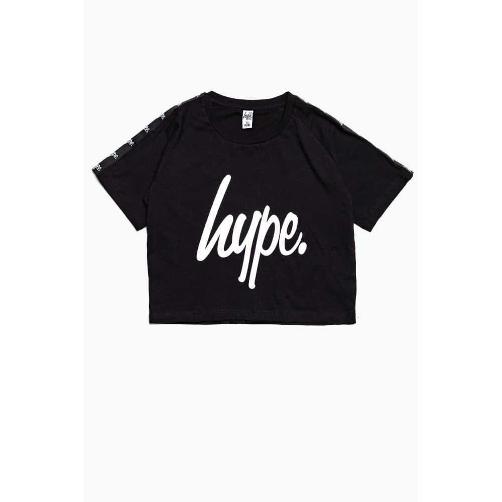 Hype Childrens/Kids Script Crop Top