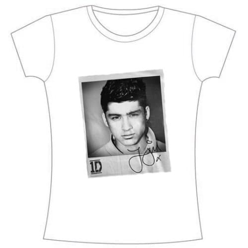 One Direction Ladies Tee: Solo Zayn (Skinny Fit) (Large)