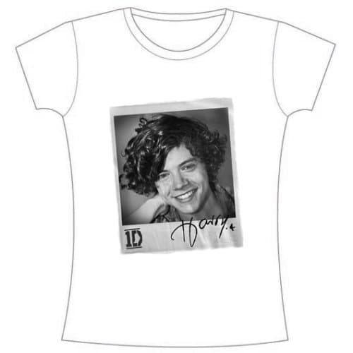 One Direction Ladies Tee: Solo Harry (Skinny Fit) (X-Large)