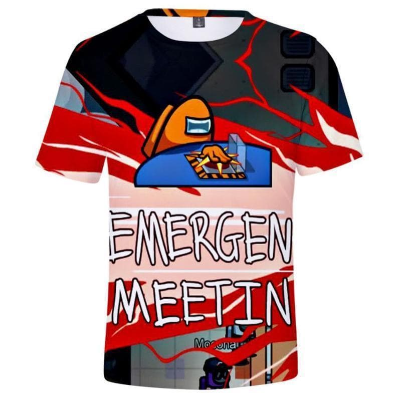 Among Us, T-Shirt for Børn - Meeting