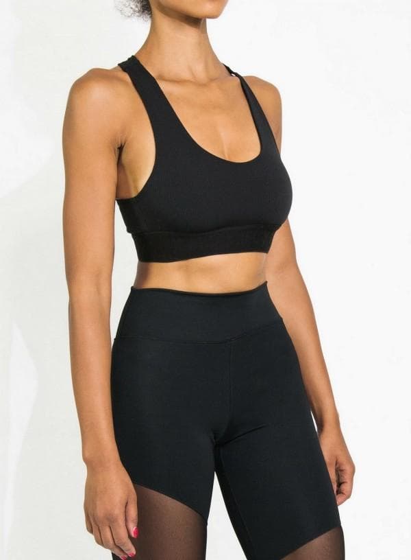 JOY FIT CREW Top BLACK