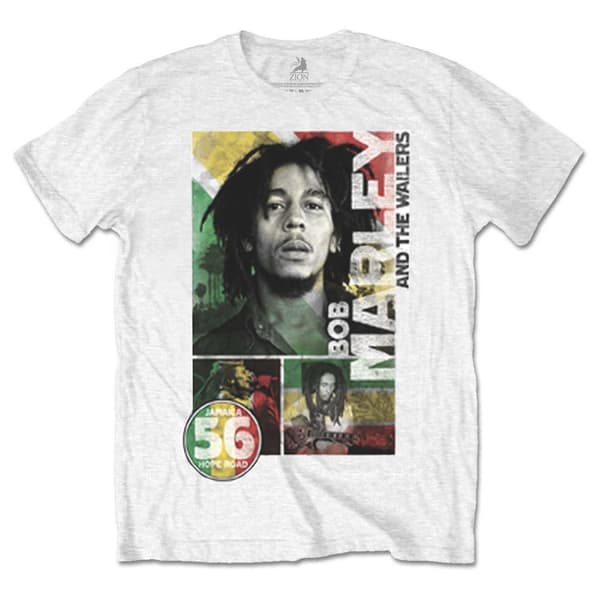 BOB MARLEY - T-SHIRT, 56 HOPE ROAD RASTA S