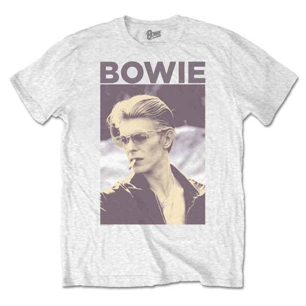 DAVID BOWIE - T-SHIRT, SMOKING M