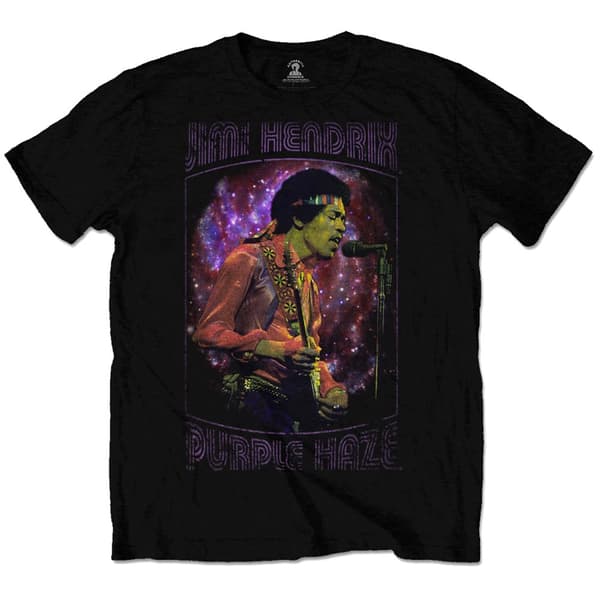 JIMI HENDRIX - T-SHIRT, PURPLE HAZE FRAME XXL