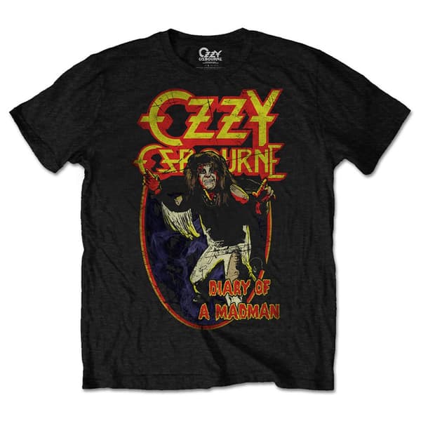 OZZY OSBOURNE - T-SHIRT, DIARY OF A MAD MAN S