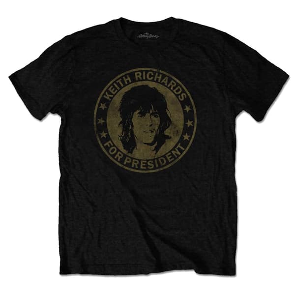 THE ROLLING STONES - T-SHIRT, KEITH FOR PRESIDENT S