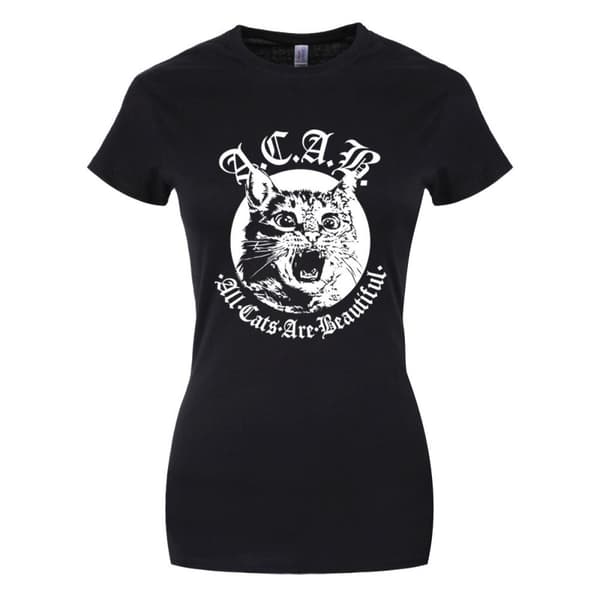 Grindstore Kvinder/Damer Alle katte er smukke T-Shirt
