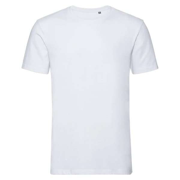 Russell Mens Pure Organic Short-Sleeved T-Shirt