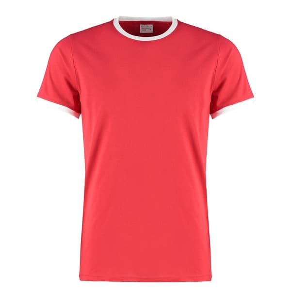 Kustom Kit Ringer T-shirt til mænd