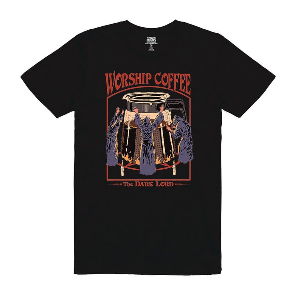 Steven Rhodes Unisex Adult Worship Coffee Short-Sleeved T-Shirt