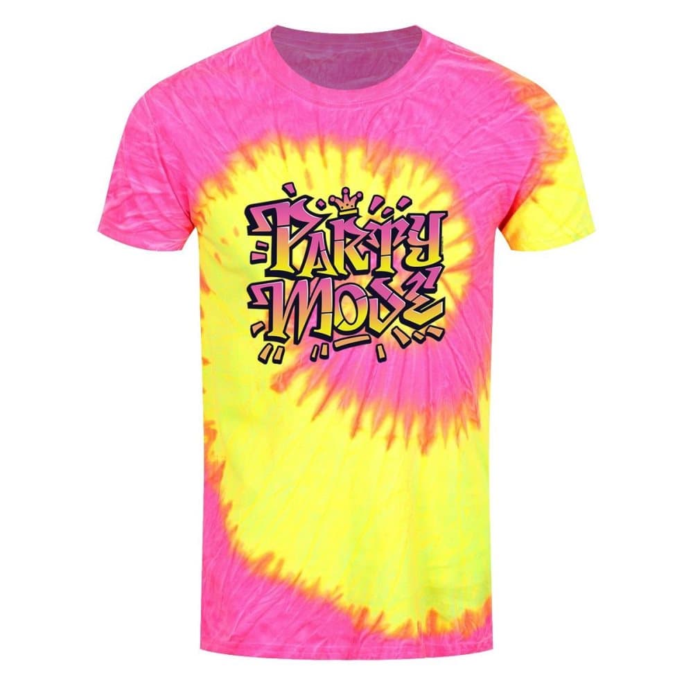 Grindstore Mens Party Mode Tie Dye T-Shirt