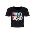 Miniatyrbillede 1 af 3: Grindstore Kvinder/Damer Pretty Dead Pastel Goth Crop Top