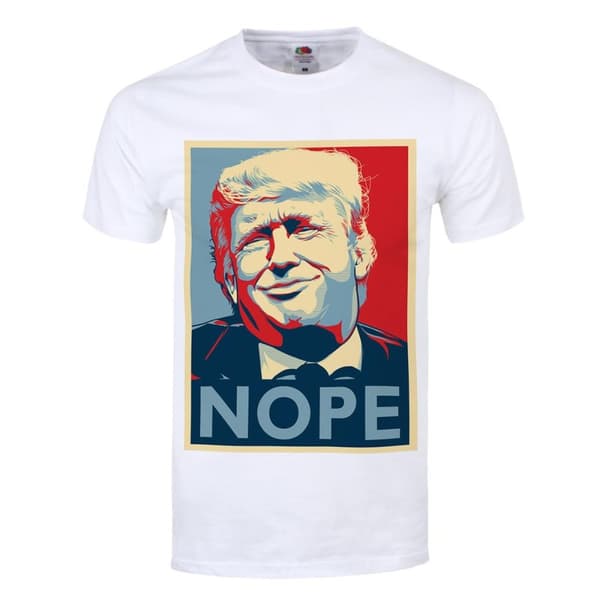 Grindstore Herre Donald Trump Nope T-shirt
