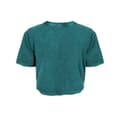 Miniatyrbild 2 av 3: Hexxie Kvinnor/Damer Make Your Own Magic Juniper Acid Wash Oversized Crop Top