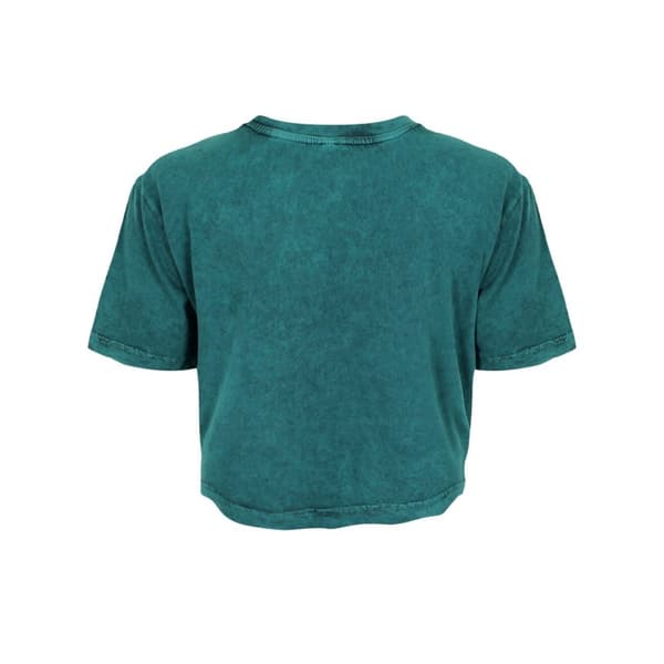 Hexxie Kvinnor/Damer Make Your Own Magic Juniper Acid Wash Oversized Crop Top