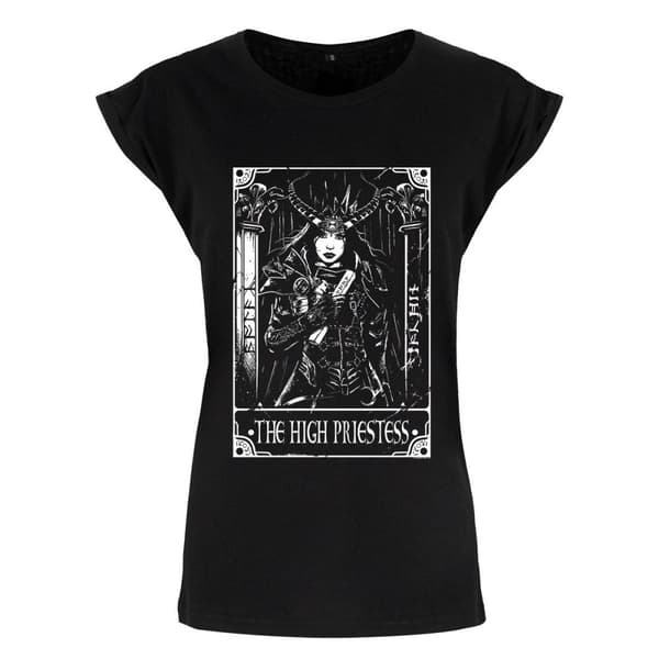 Deadly Tarot Dame/Damer ypperstepræstinde T-shirt
