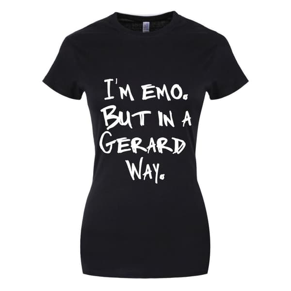 Grindstore Dame/kvinder Im Emo, men på en Gerard måde T-shirt