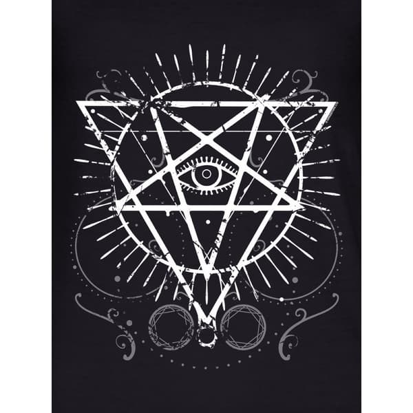 Grindstore Womens/Ladies Pentagram Eye T-Shirt