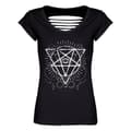 Miniatyrbilde 1 av 3: Grindstore Womens/Ladies Pentagram Eye T-Shirt