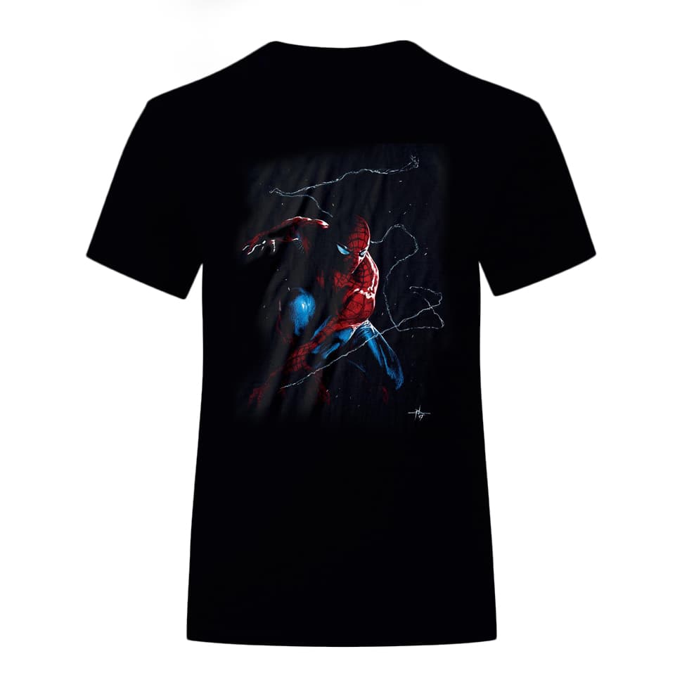 Spider-Man Unisex vuxen Spidey Art T-Shirt