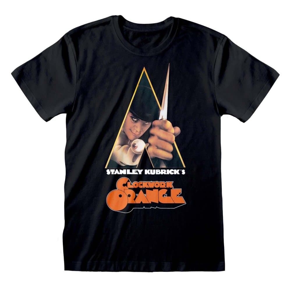 Clockwork Orange Unisex T-shirt med affisch för vuxna