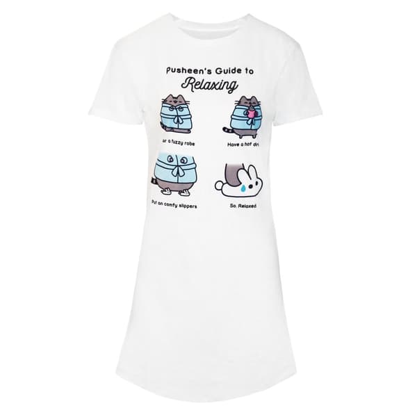 Pusheen Womens/Ladies Guide To Relaxing T-Shirt