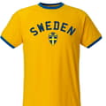 Miniatyrbild 2 av 6: Sverige  ringer T-shirt - Ibrahimovic 11 på ryggan Sweden retro fotbollströja