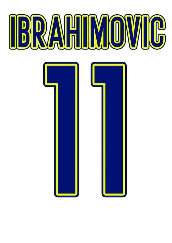 Zlatan Ibrahimovic Sverige  t-shirt med Return of the king tryck