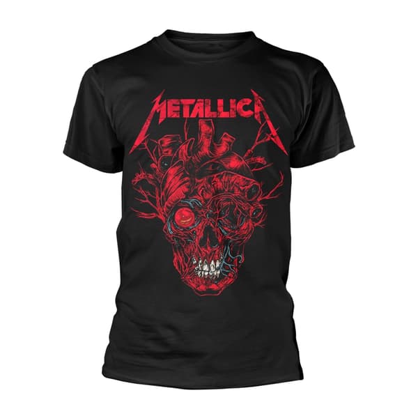 METALLICA - T-SHIRT, HEART SKULL S