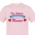 Miniatyrbild 1 av 2: Mamma T-shirt Vem behover en Superhjälte Rosa t-shirt