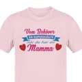 Miniatyrbild 1 av 2: Mamma T-shirt Vem behover en Superhjälte Rosa t-shirt