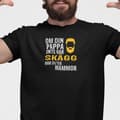 Miniatyrbild 2 av 8: Pappa T-shirt med - Om din pappa inte har skägg har du 2 mammor